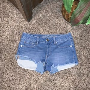 American Eagle Low Rise Jean Shorts